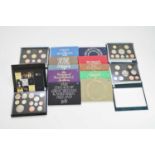 A large collection of U.K. Royal Mint proof sets