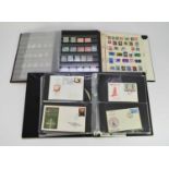 A large collection of stamps/covers in 7 albums