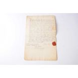 AUTOGRAPH LETTER, Signed by Sir George Kelly of Speldhurst, High Sheriff of Kent (4)