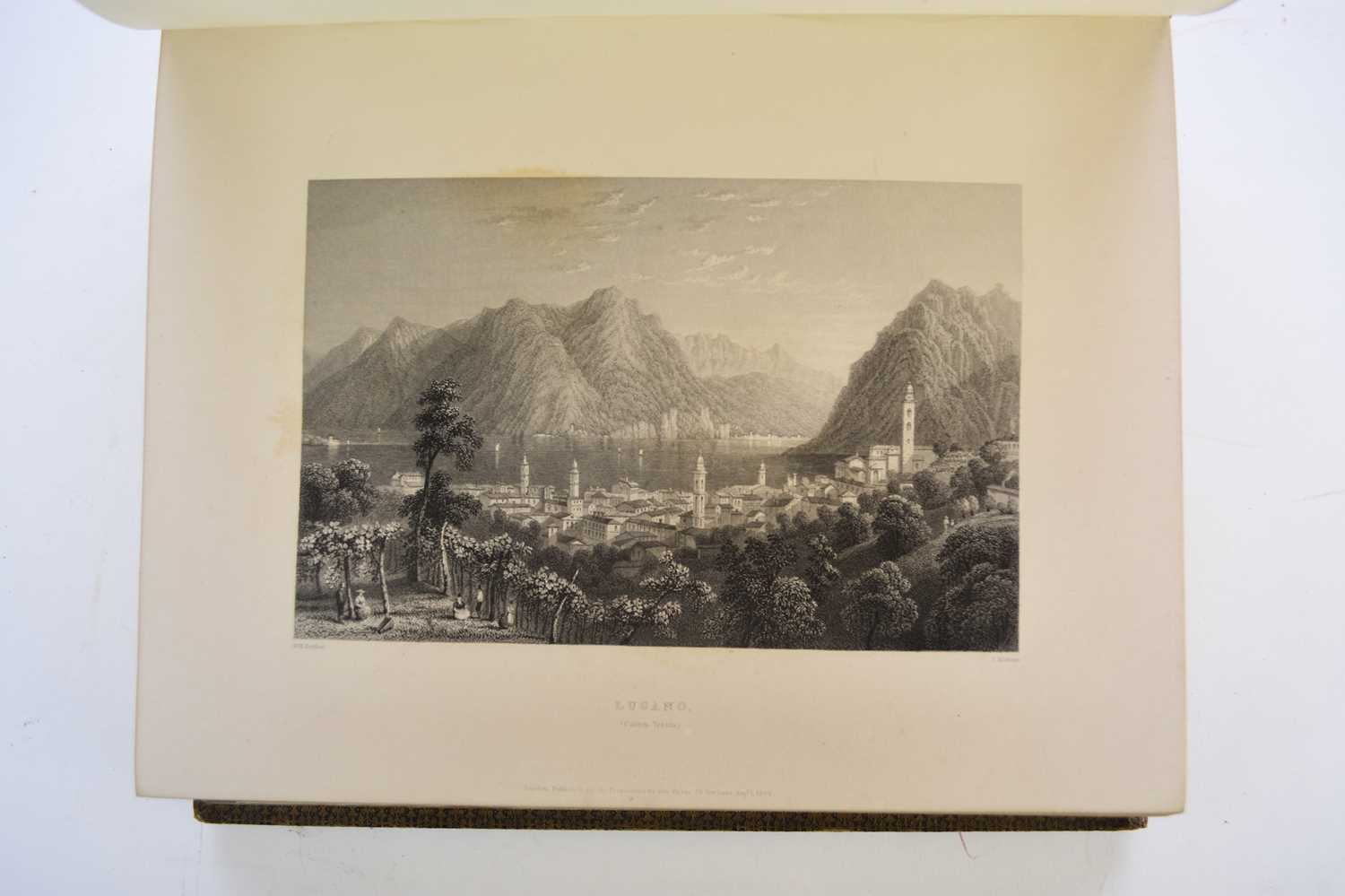 BEATTIE, William, Switzerland Illustrated, 4to, 2 vols in 1, 1836 - Image 3 of 7