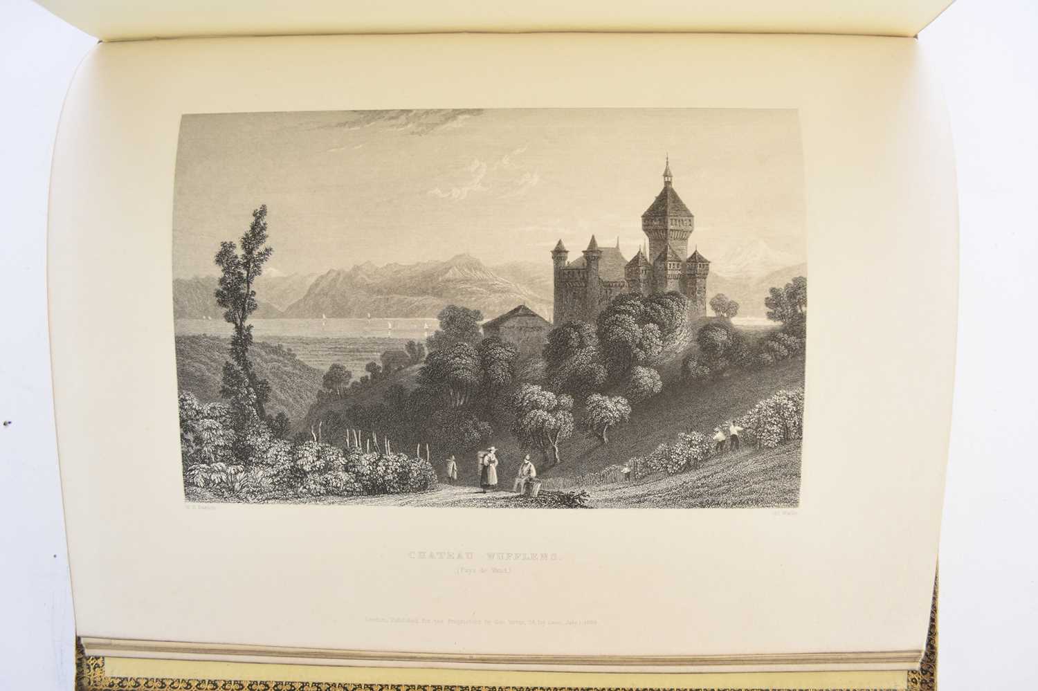 BEATTIE, William, Switzerland Illustrated, 4to, 2 vols in 1, 1836 - Image 6 of 7