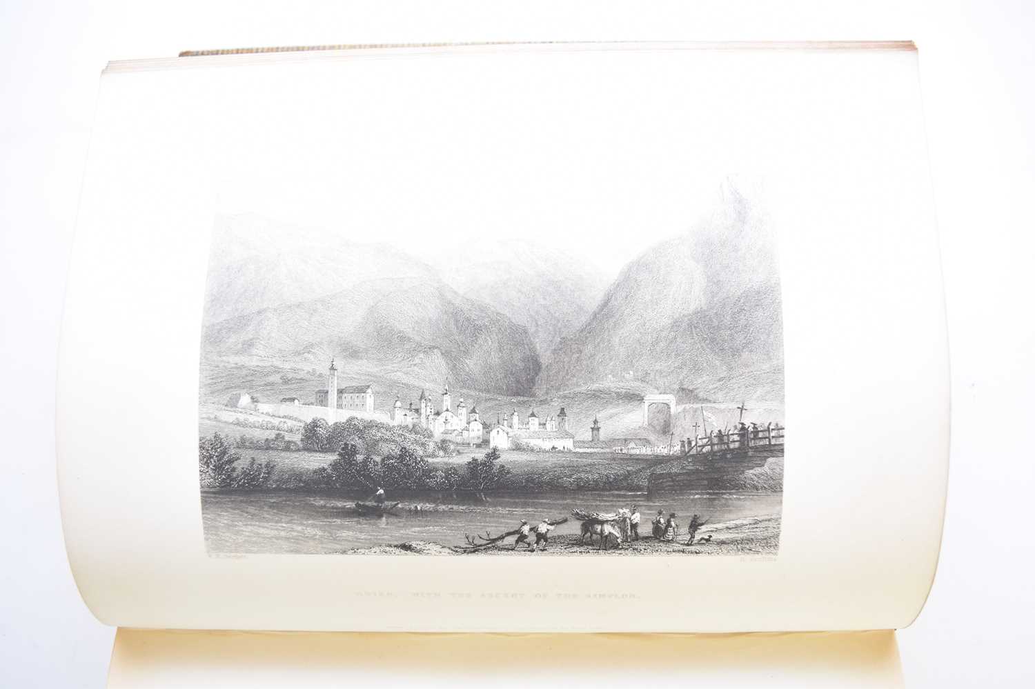 BEATTIE, William, Switzerland Illustrated, 4to, 2 vols in 1, 1836 - Image 5 of 7