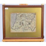 DRAYTON, Michael, Map of Cardiganshire, Montgomeryshire and Radnorshire, 1613 or later. 255 mm x 335