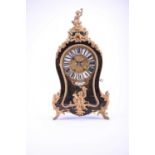 A Louis XV style gilt metal mounted boulle bracket clock, 19th century