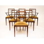 A set of six mid-Century teak armchairs, AH McIntosh, Scotland