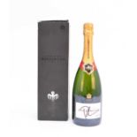 James Bond: A 'Spectre' signed limited edition bottle of Bollinger champagne, boxed