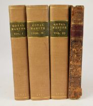 ADULPHUS, JH, Memoirs of Queen Caroline, Queen Consort of Great Britain. 3 vols 1821...