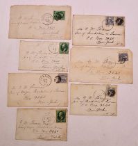 North and South America stamp collection, mint and used, in green album