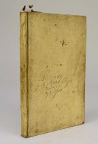 MANUSCRIPT, EARLY 18TH CENTURY. MS title on front cover: 'Record of the British Chapel in Danzig beg