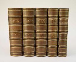 BOSWELL, James, Life of Samuel Johnson. Edited by Alexander Napier. 5 vols