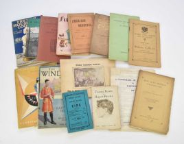 EPHEMERA, Mainly guide books pre 1960, including a postcard album (mainly French postcards, 1960s) a