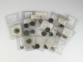 A collection of hammered silver coinage, comprising