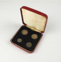 An Edward VII Maundy set, dated 1907, within fitted case (not original)