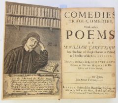 CARTWRIGHT, William, Comedies, Tragi-Comedies, with other Poems. Humphrey Moseley, 1651. Portrait fr