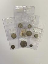 A collection of nine hammered silver coins