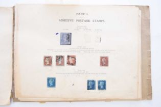 Great Britain, remaindered QV collection on old pages