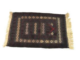 An Afghan tribal kelim rug