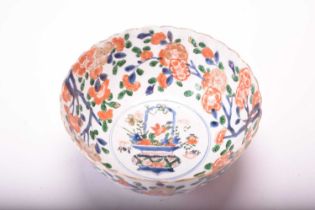 A Chinese Wucai bowl, Kangxi