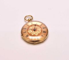 An 18ct gold open face pocket watch