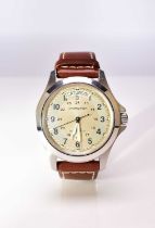 Hamilton: A gentleman's stainless steel Khaki calendar wristwatch