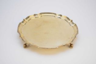 A silver salver