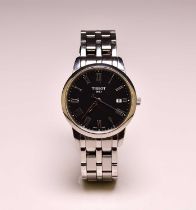 Tissot: A gentleman's stainless steel T-Classic bracelet watch