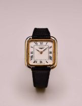 Longines: A lady's bi-metal wristwatch