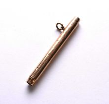 A 9ct gold Sampson & Mordan retractable pencil