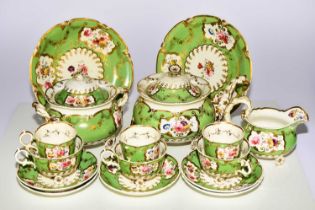 H&R Daniel - A 'C' Scroll part tea service