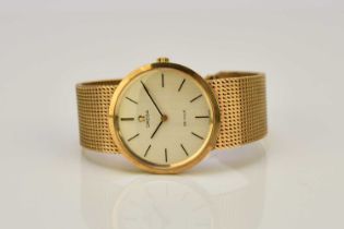 Omega: A gentleman's 9ct gold De Ville dress watch