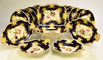 Coalport dessert service, circa 1830