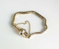 A stylised snake bracelet