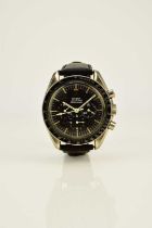 Omega: A gentleman's stainless steel pre-moon Speedmaster chronometer wristwatch