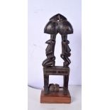 An African Tribal hardwood Heddle pulley 27 cm