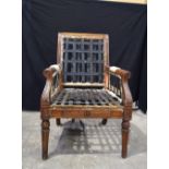 A William IV type armchair 103 x 59 x 70 cm.