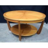 A stylish wooden coffee table 46 x 90 cm .
