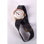 AN ANTIQUE GOLD CASED LADIES WATCH. Dial 2.3cm incl crown, weight 10.4g