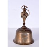 A Brass Temple bell 25 cm.