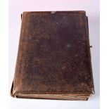 A VICTORIAN PHOTO ALBUM CONTAINING 50 PHOTOGRAPHS. Album 22cm x 17cm x 6.5cm