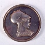 1834 'PRIZE MEDAL OF THE SOCIETY OF ARTS FOR SCOTLAND' - OBV. WOMAN'S BUST WITH CORINTHIAN HELMET /