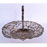 A LOVELY GEORGE III SILVER BASKET. 679 grams. 34 cm x 27 cm.