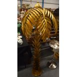 A LARGE NOVELTY PALM TREE LAMP. 140 cm high.