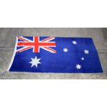 An Australian flag 88 x 188cm.