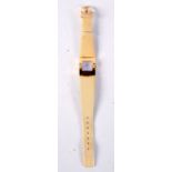 18CT GOLD LADIES OMEGA CONSTELLATION WATCH. Dial 2cm incl crown, Stamped 18K, weight 30.5g