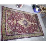 A large Caucasian rug 309 x 204 cm.