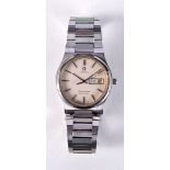 AN OMEGA SEAMASTER QUARTZ CALENDAR WATCH. Dial 3.7cm incl crown