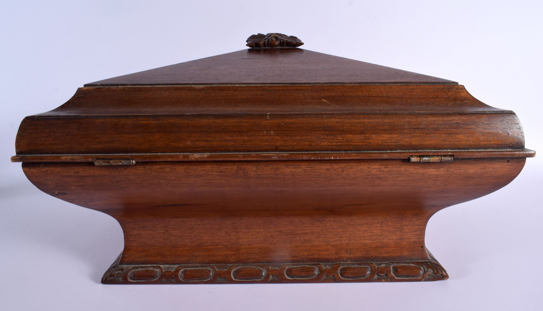 A LARGE LATE VICTORIAN MAHOGANY WORK BOX. 43 cm x 35 cm. - Image 4 of 9
