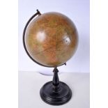 A small Early 20th Century Phillips British Empire globe 36 cm.