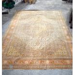 A large Persian rug 400 x 279 cm