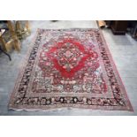 A Persian Mahal rug 227 x 149 cm